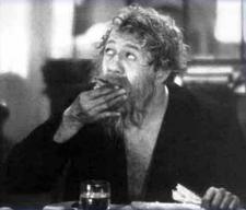 Michel Simon as the suicidal tramp Boudu. Michel Simon as the suicidal tramp Boudu.