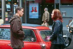 Matt Damon and Franka Potente in The Bourne Identity. Matt Damon and Franka Potente in The Bourne Identity.