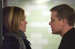 Julia Stiles and Matt Damon in The Bourne Supremacy.