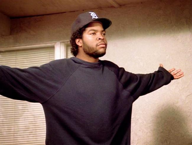 Ice Cube in Boyz N in the Hood.