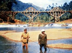 Alec Guinness and Sessue Hayakama in The Bridge on the River Kwai