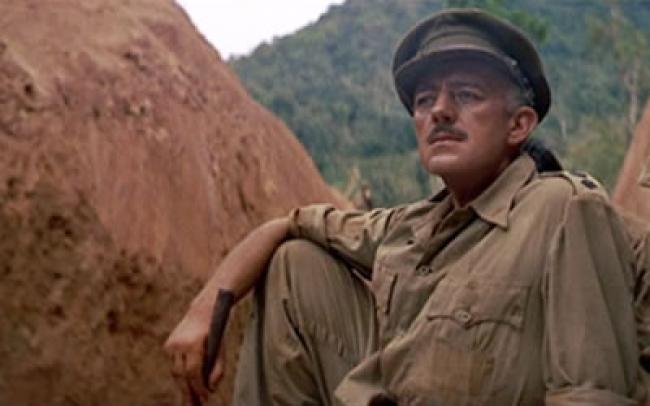 Alec Guinness in The Bridge on the River Kwai.