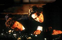 Colin Firth and Hugh Grant in Bridget Jones's Diary. Colin Firth and Hugh Grant in Bridget Jones's Diary.