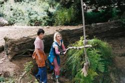 Josh Hutcherson and AnnaSophia Robb in Bridge to Terabithia.