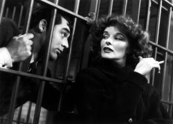 Cary Grant and Katharine Hepburn in Bringing Up Baby.