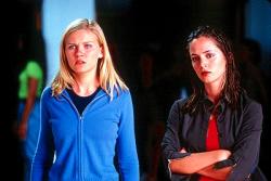 Kirsten Dunst and Eliza Dushku in Bring it On. Kirsten Dunst and Eliza Dushku in Bring it On.