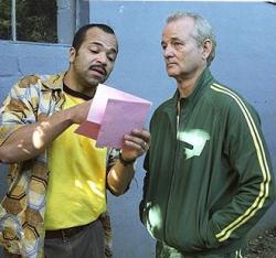 Jeffrey Wright and Bill Murray in Broken Flowers.