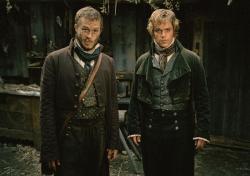 Heath Ledger and Matt Damon in Brothers Grimm.