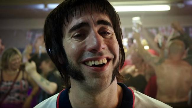 Sacha Baron Cohen in The Brothers Grimsby. Sacha Baron Cohen in The Brothers Grimsby.