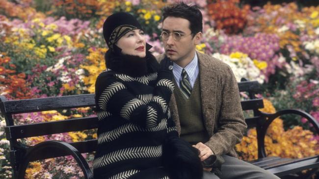 Dianne Wiest and John Cusack in Bullets Over Broadway. Dianne Wiest and John Cusack in Bullets Over Broadway.