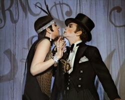 Liza Minnelli and Joel Grey in Cabaret.