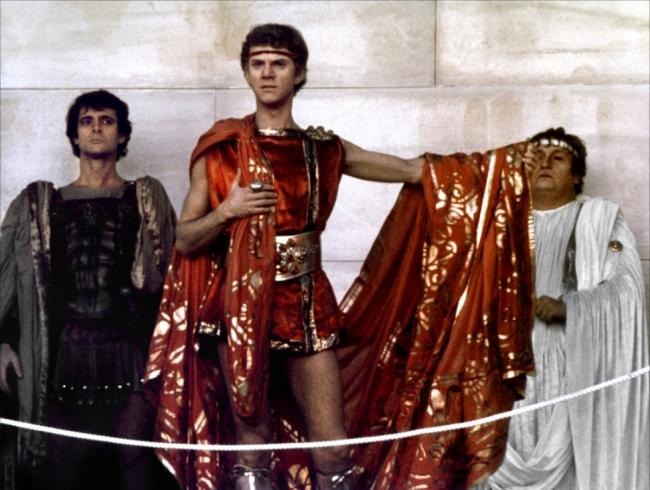 Malcom McDowell in Caligula.