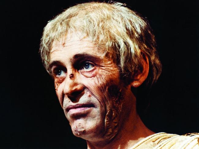 Peter O'Toole in Caligula.  