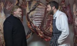 Brendan Gleeson and Chris O'Dowd in Calvary.