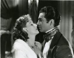 Greta Garbo and Robert Taylor in Camille. Greta Garbo and Robert Taylor in Camille.