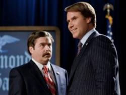 Zach Galifianakis and Will Ferrell in The Campaign.