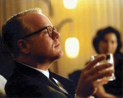 Philip Seymour Hoffman in Capote.