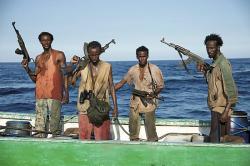 Faysal Ahmed, Barkhad Abdi, Barkhad Abdirahman, and Mahat M. Ali in Captain Phillips.