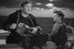 Spencer Tracy and Freddie Bartholomew in Captains Courageous.