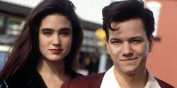 Jennifer Connelly and Frank Whaley in Career Opportunities.