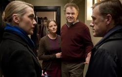 Kate Winslet, Jodi Foster, John C. Reilly and Christoph Waltz in Carnage.