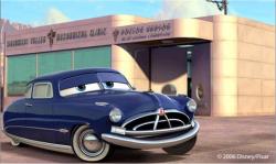Paul Newman provides the voice of Doc Hudson in Cars.
