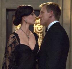 Eva Green and Daniel Craig in Casino Royale.