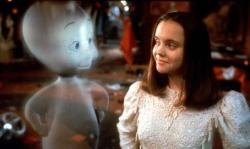 A friendly ghost and Christina Ricci in Casper. A friendly ghost and Christina Ricci in Casper.