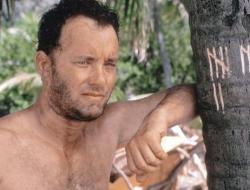 Tom Hanks in Cast Away.