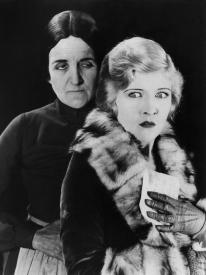 Martha Mattox and Laura La Plante in The Cat and the Canary