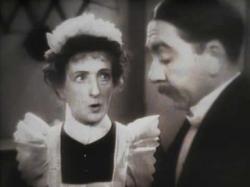 Una O'Connor and Herbert Mundin in Cavalcade Una O'Connor and Herbert Mundin in Cavalcade