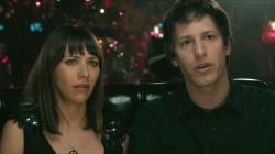 Rashida Jones and Andy Samberg in Celeste and Jesse Forever. Rashida Jones and Andy Samberg in Celeste and Jesse Forever.