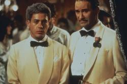 Robert Downey Jr. and Kevin Kline in Chaplin. Robert Downey Jr. and Kevin Kline in Chaplin.