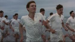 Nigel Havers in the classic running scene in Chariots of Fire. Nigel Havers in the classic running scene in Chariots of Fire.