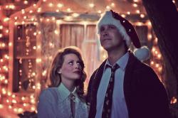 Beverly D'Angelo and Chevy Chase in Christmas Vacation.