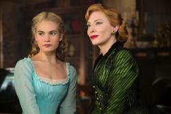 Lily James and Cate Blanchett in Cinderella Lily James and Cate Blanchett in Cinderella