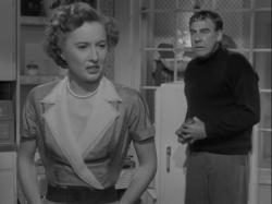 Barbara Stanwyck and Paul Douglas in Clash By Night.