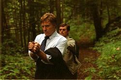 Robert Redford and Willem Dafoe in The Clearing.