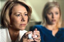 Mirren contemplates whether or not to save Redford. Mirren contemplates whether or not to save Redford.