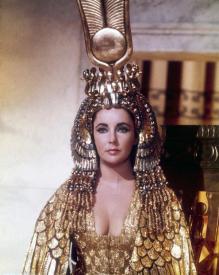 Elizabeth Taylor as the Queen of the Nile.