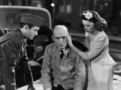 Robert Walker, James Gleason, and Judy Garland in The Clock.