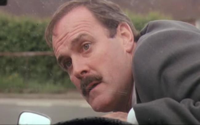 John Cleese in Clockwise John Cleese in Clockwise
