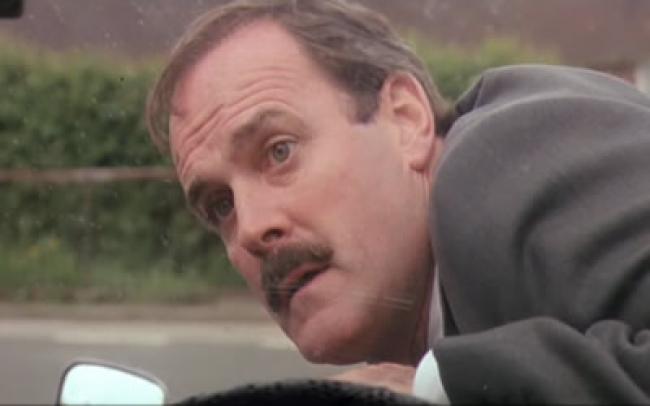 John Cleese in Clockwise