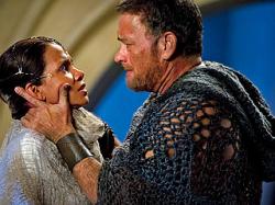 Halle Berry and Tom Hanks in Cloud Atlas. Halle Berry and Tom Hanks in Cloud Atlas.