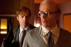 Hugo Weaving and James D'Arcy in Cloud Atlas Hugo Weaving and James D'Arcy in Cloud Atlas