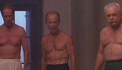 Don Ameche, Hume Cronyn, and Wilford Brimley in Cocoon. Don Ameche, Hume Cronyn, and Wilford Brimley in Cocoon.