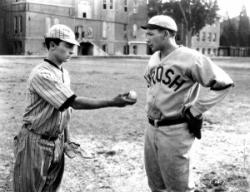 Buster Keaton tries out for the baseball team in College.