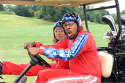 Raven-Symone and Martin Lawrence in College Road Trip.