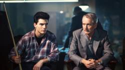 Tom Cruise and Paul Newman in The Color of Money. Tom Cruise and Paul Newman in The Color of Money.