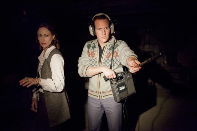 Vera Farmiga and Patrick WIlson in The Conjuring Vera Farmiga and Patrick WIlson in The Conjuring